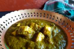 Jain Palak Paneer