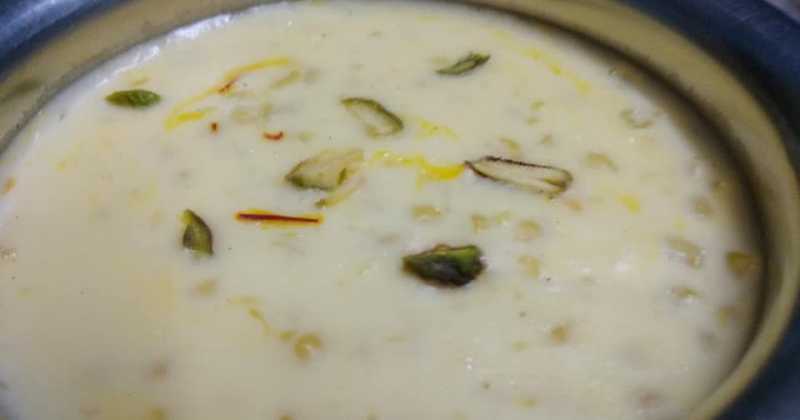 Jhatpat Taiyar Keasar Wali Sabudana Kheer Recipe In Hindi 