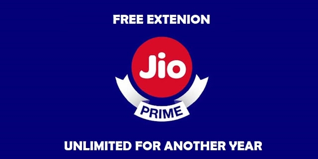 Jio Prime For Another Year : Extension