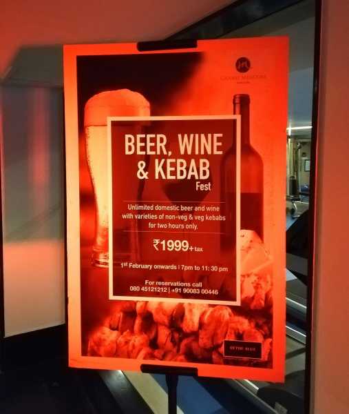 Kebabs, Wine And Beer Fest At Grand Mercure, Bangalore 
