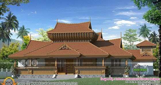 Kerala Nalukettu Home Design 2018