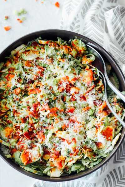 Kimchi Brussels Sprout Salad | Destination Delish - Delish Cookbook