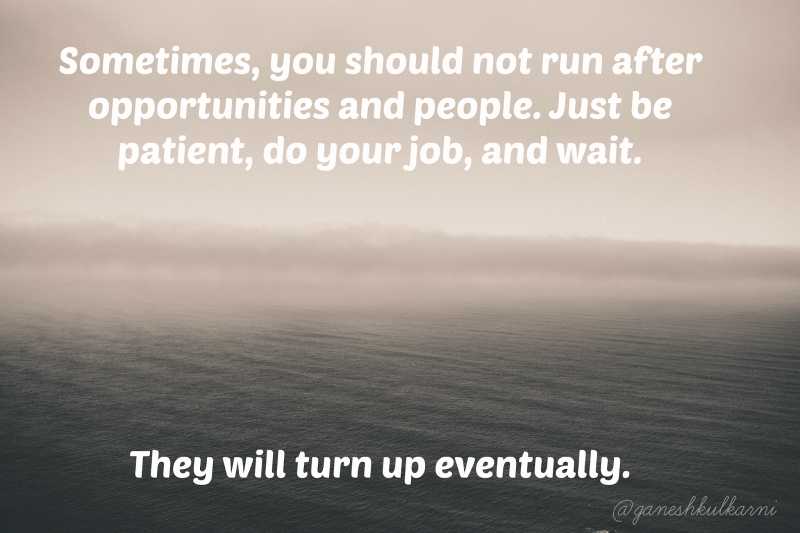 Lesson From The Last Year