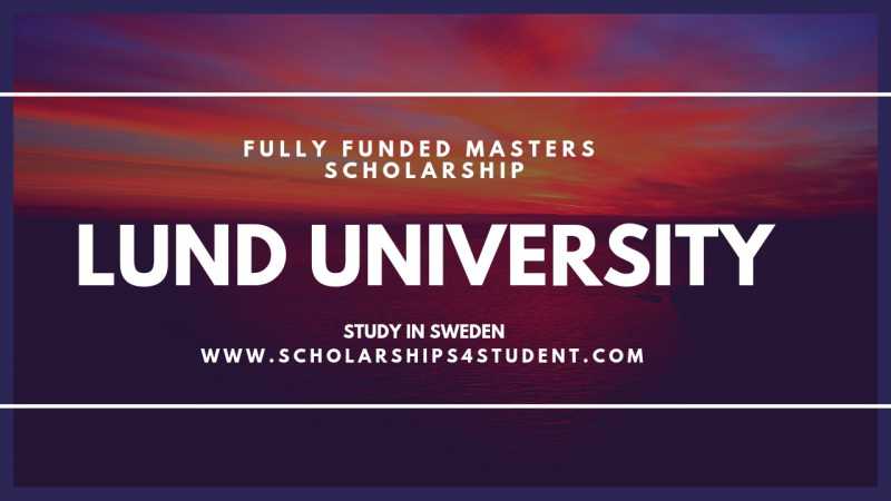 Lund University Masters Scholarships At Sweden 2019