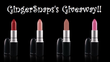 MAC Giveaway By Ginger Snaps!