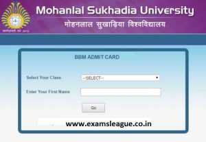 MLSU BA Final Year Admit Card 2019 Download BA 3rd Year Hall Ticket