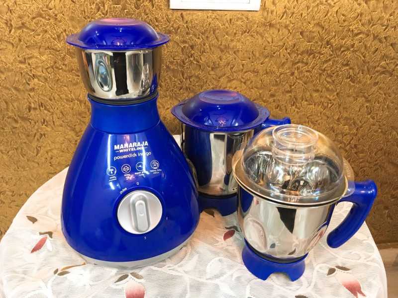 Maharaja Powerclick Indigo Mixer Grinder: A King With A Unique Style - Food Blog | Restaurant Reviews | Street Food
