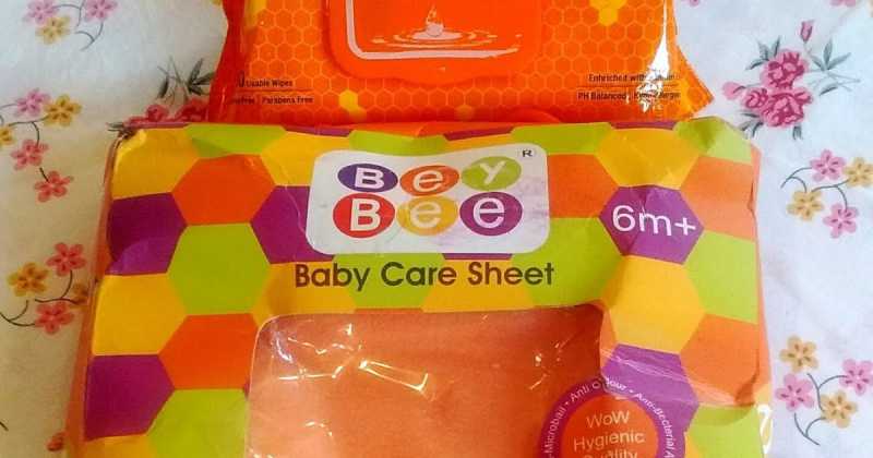 Maintain Hygiene  With  Bey Bee  Water  Wipes & Dry  Sheet 