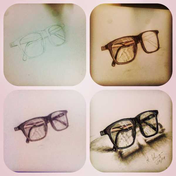 Making Of Spectacles (Collage)