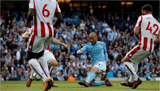 Manchester City Menang Besar Saat Melawan Stoke City