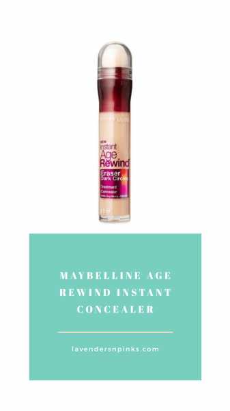Maybelline Instant Age Rewind Eraser Dark Circles Treatment Concealer: Review » LAVENDERS 