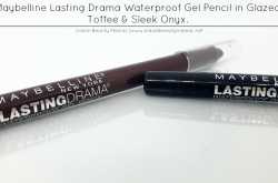 Maybelline Lasting drama waterproof gel pencils - Glazed Toffee & Sleek Onyx 