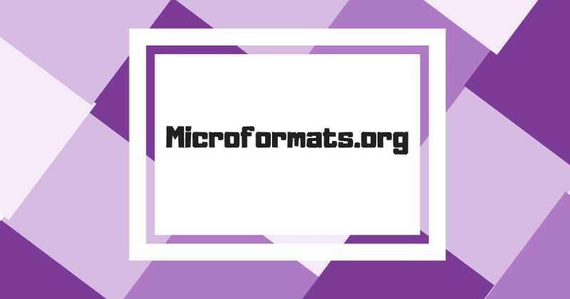 Microformats | Use Microdata To Optimize Your SEO