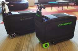 Modobag: A motorized luggage bag to carry your luggage and you