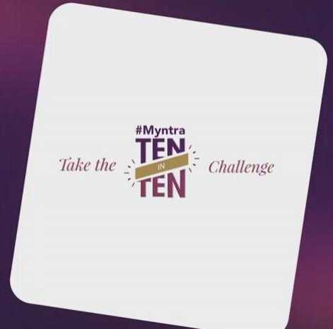 Myntra 10 In 10 Challenge - Win A Rs 1,000 Myntra Gift Vouchers - ContestNews