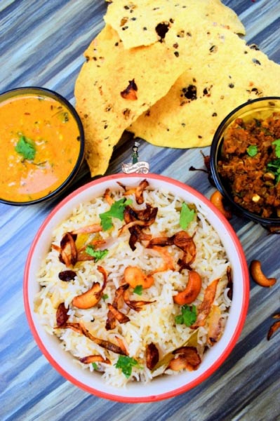 Neichoru | Kerala Style Ghee Rice | Something