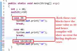 Nine facts that you must know about the Switch Statement Java
