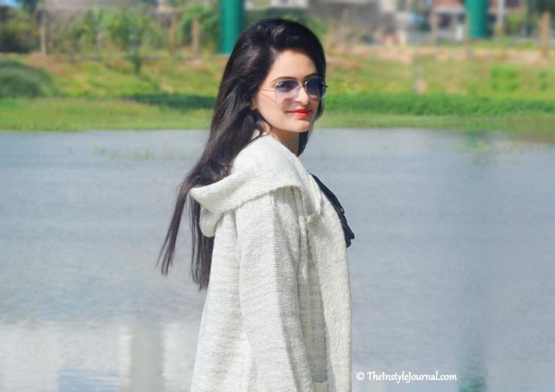 OVERSIZED HOODIE SWEATER COAT FROM SHEIN - The Instyle Journal By Neha Bhatt Bhagat
