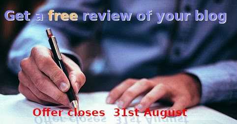 Offer Of Free Blog Review Ends Tomorrow!