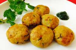 POTATO MINT CUTLET (AALU PUDINA TIKKI AIRFRIED)