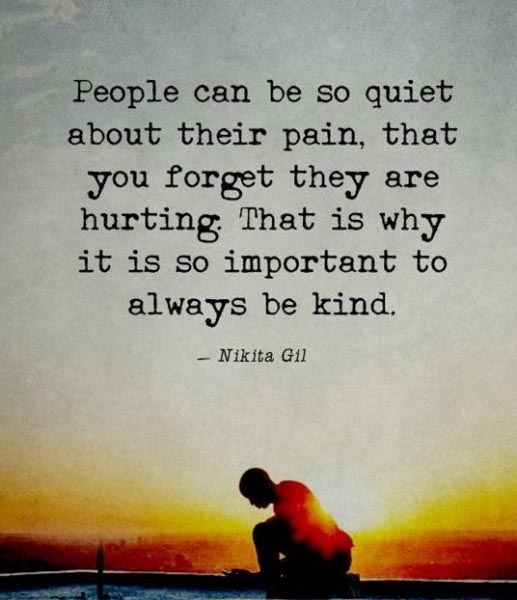 People Can Be So Quiet About Their Pain | Quote Picture