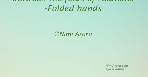 Pilgrimage Within - Haiku 