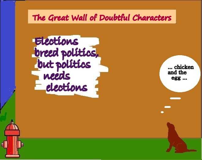 Politics, Politics, Politics : The Great Wall Of Graffiti