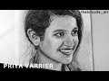Priya Varrier Sketch Timelapse Video