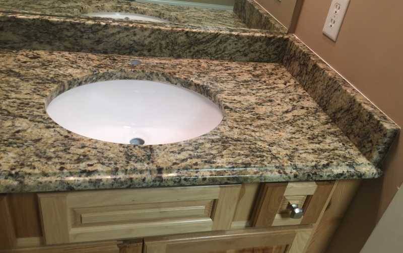 Project Profile: Santa Cecilia Granite Vanity Top In Winston, GA  30187