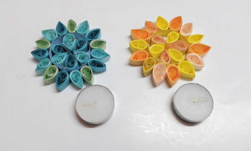 Quilled Candle Holders