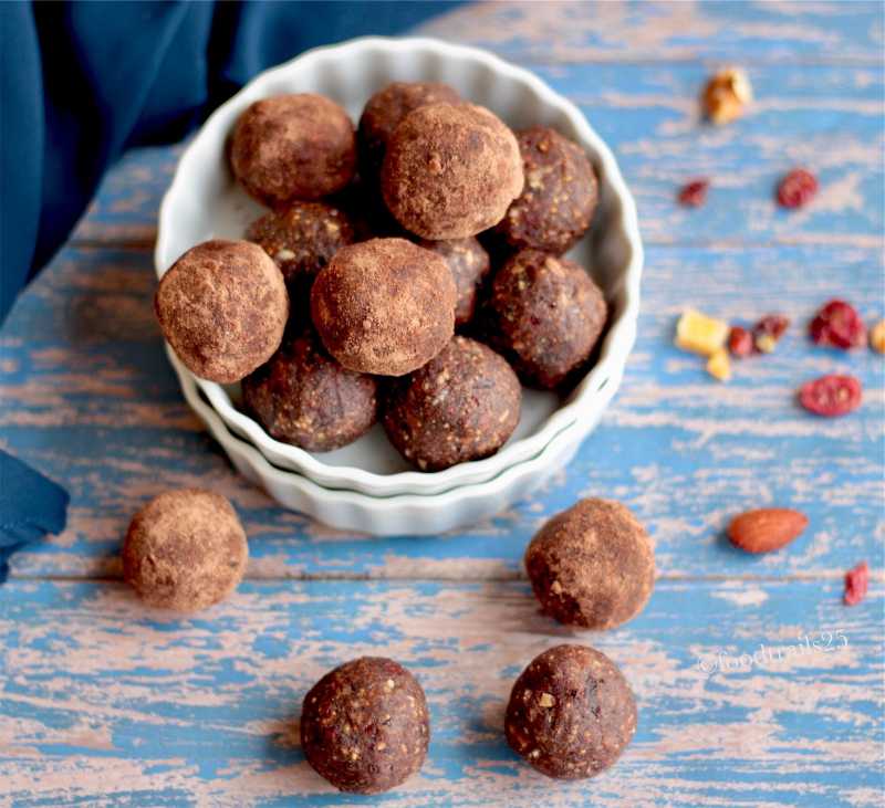 Ragi, Dried Fruit And Nut Ladoos - Food-trails