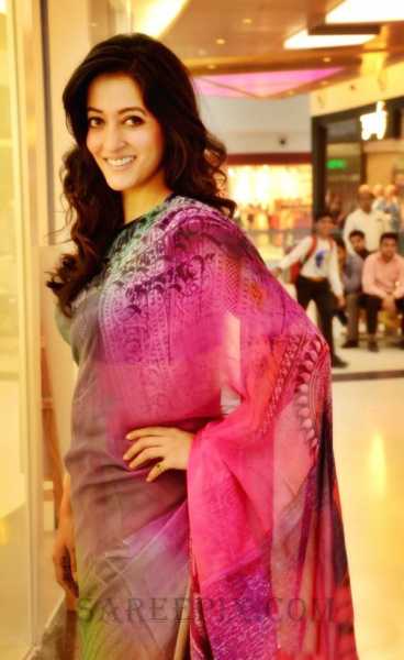 Raima Sen In Transparent Saree At A Store Launch In Kolkata