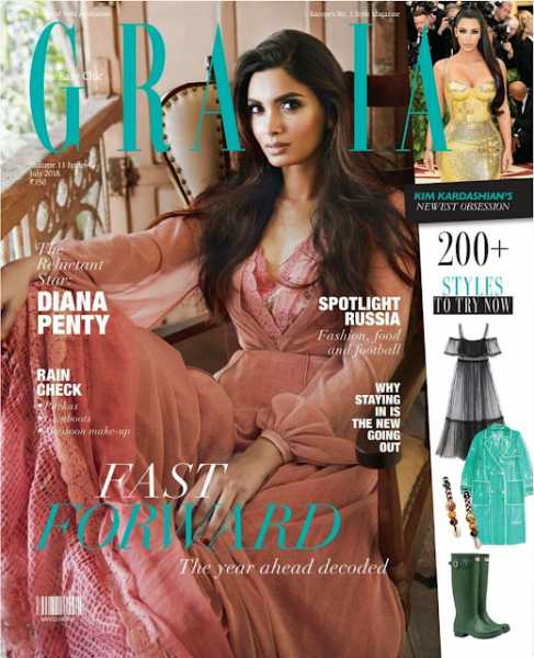 Rampdiary - Fashion Blog| Beauty Blog | Lifestyle Blog: Diana Penty Graces The July 2018 Cover Of Grazia