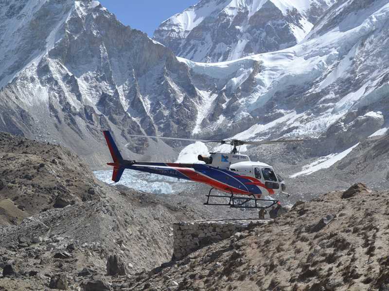 Reaching Everest Base Camp With Helicopter |
