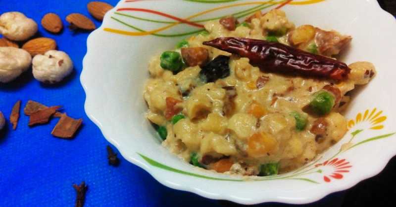 Recipe - Makhane Ki Sabzi