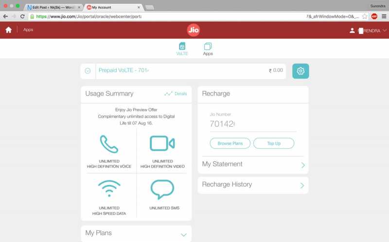 Reliance Jio 4G Speed, Review One Month Experience - NkjSkj