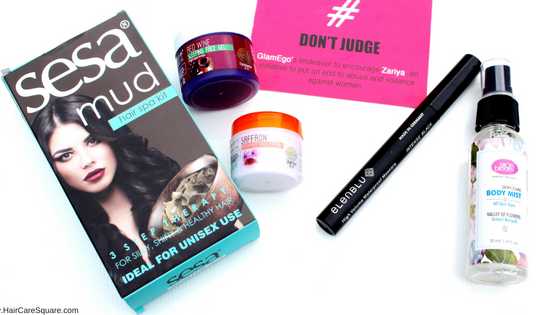 Review SheView: GlamEgo July 2018 Unboxing And Review: Best Subscription Box In India?