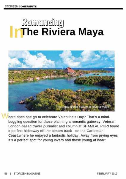 Romancing In The Riviera Maya - Shamlal Puri | Blog - Storizen
