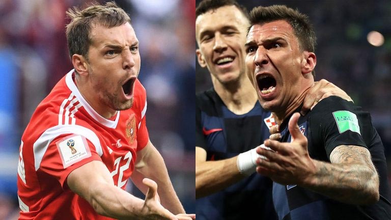 Russia Vs Croatia: World Cup 2018 Live (2:2)! Statistics And Highlights - Its Extra Time