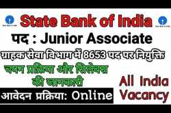 SBI Clerk 2019 notification for 8653 posts | SBI Junior Associates Govt ...