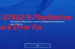 SOlved: WS-37432-9 Playstation Network Error Fix - Working Methods