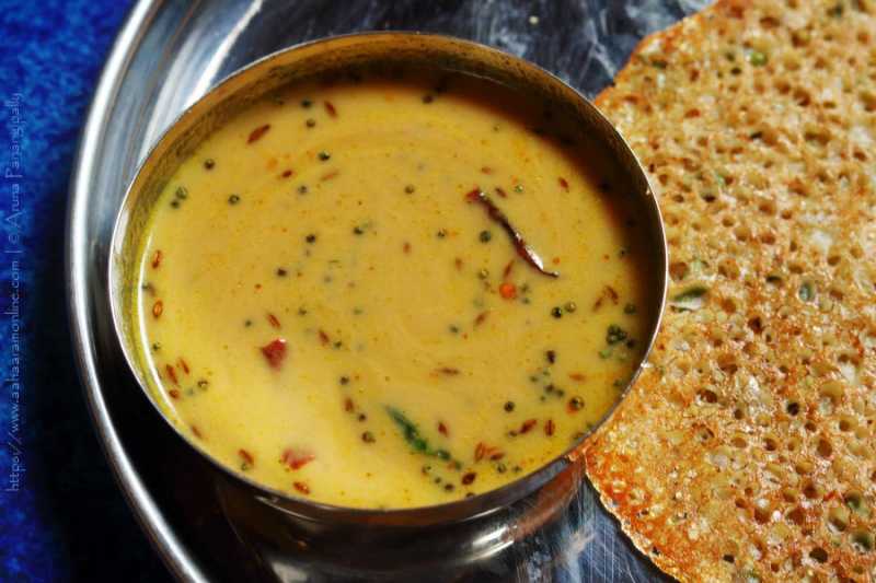 Senaga Pindi Pachadi | Andhra Besan Chutney For Dosa » ãhãram