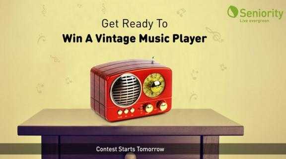 Seniority.in World Music Day Contest - Win A Vintage Music Player - ContestNews