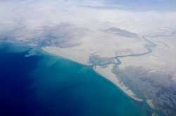 So much water and still desert.