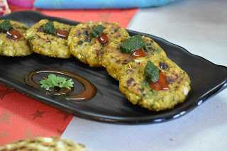 Sprouted Moong Cutlets