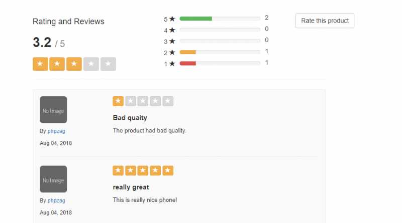 Star Rating System With Ajax, PHP And MySQL