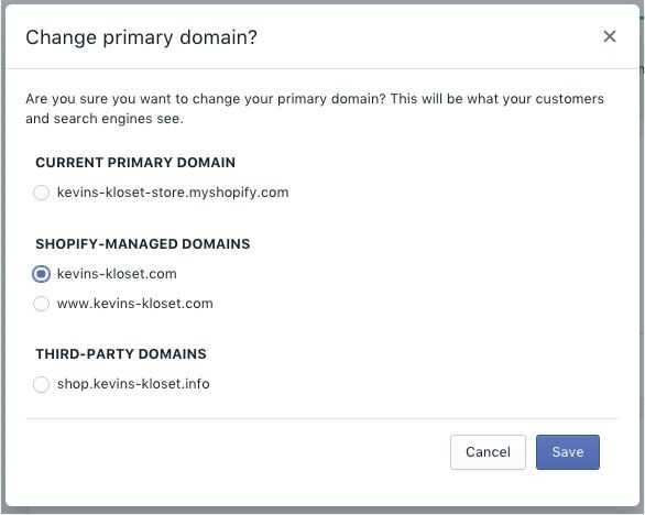 Steps To Change The Domain Name On Shopify • ITechWay