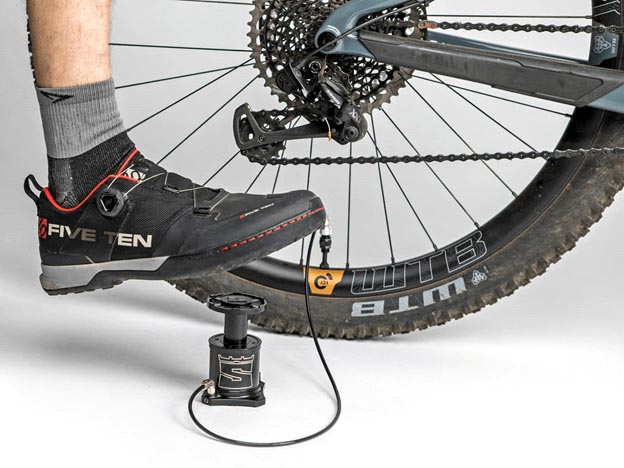 Stompump: A Handy Bicycle Foot Pump