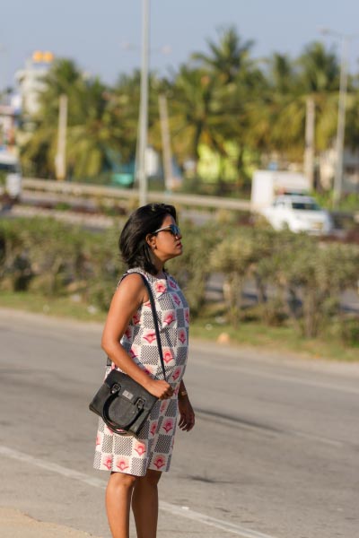Sunny Afternoons: Shift Dress And Olive Pumps