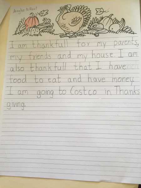 Thanks Giving By Anagha